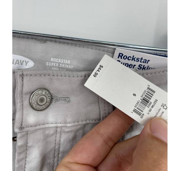 Old Navy Rockstar Super Skinny High Rise Secret Slim Pockets Womens Size 6 NEW - Picture 8 of 10
